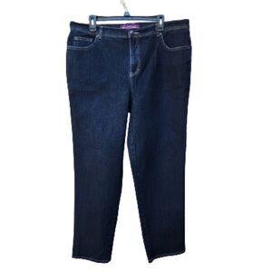 Gloria Vanderbilt Women's Straight Leg Jeans - Dark Blue